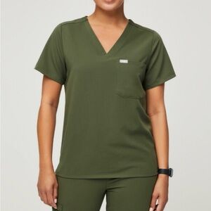 Women’s Figs Dark Olive Set Large